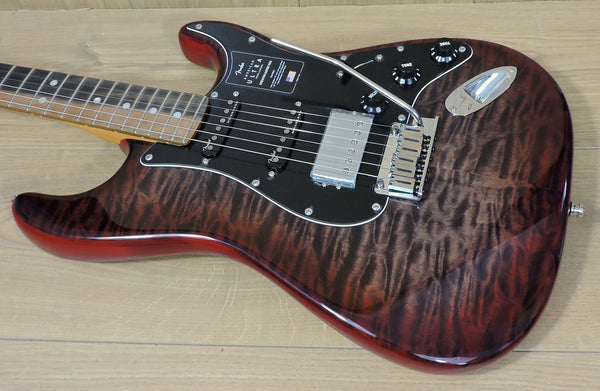 Fender Limited Edition American Ultra Stratocaster® HSS. Umbra, Streaked Ebony Fingerboard
