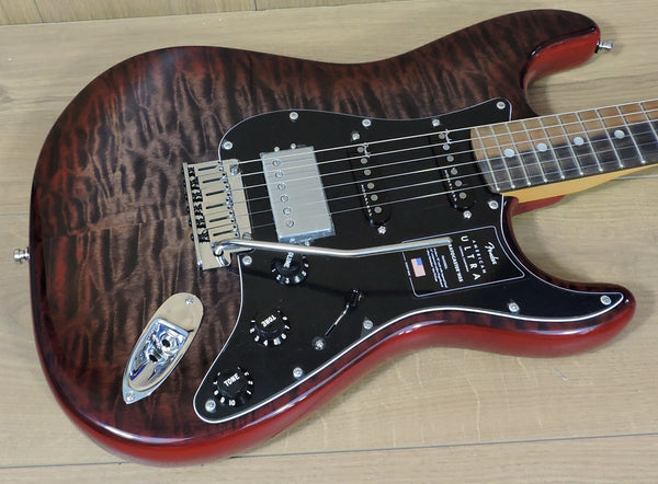 Fender Limited Edition American Ultra Stratocaster® HSS. Umbra, Streaked Ebony Fingerboard
