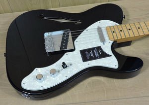 Fender Vintera® II '60s Telecaster® Thinline. Black. Maple Neck