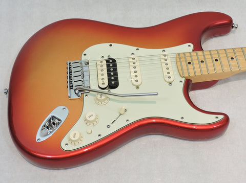 Fender American Deluxe Stratocaster HSS Shawbucker™. Sunset Metallic - Used