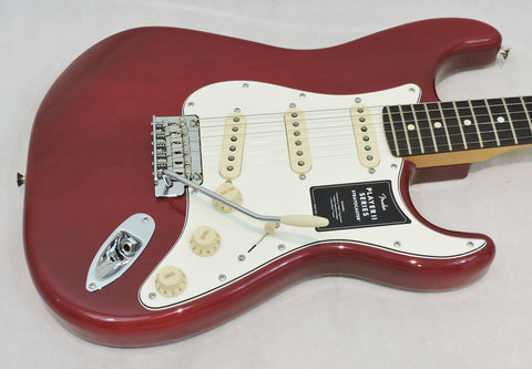 Fender Player II Stratocaster®, Chambered Mahogany Body, Rosewood Fingerboard, Transparent Cherry Burst