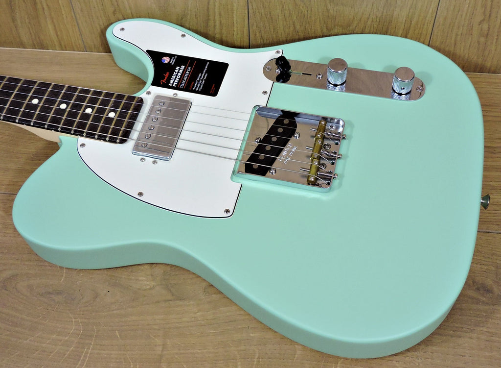 Fender American Performer Telecaster Humbucker. Satin Surf Green