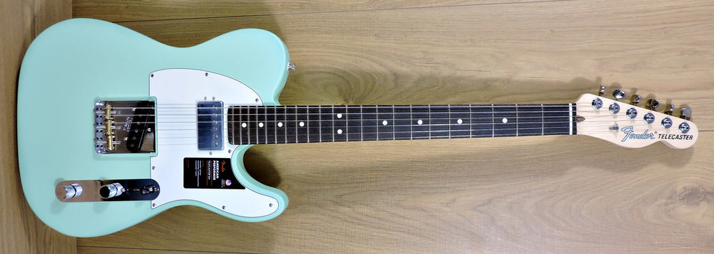 Fender American Performer Telecaster Humbucker. Satin Surf Green