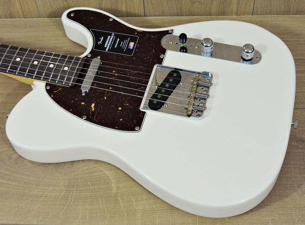 Fender American Professional II Telecaster, Olympic White, Rosewood Neck