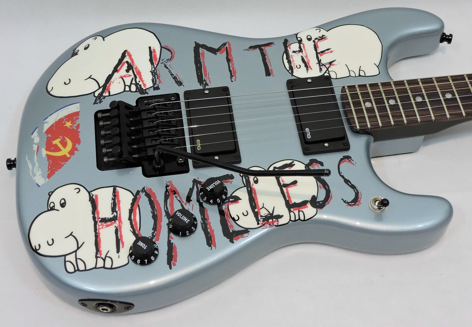 Fender Tom Morello "Arm The Homeless", Rosewood Fingerboard, Blue Ice Metallic