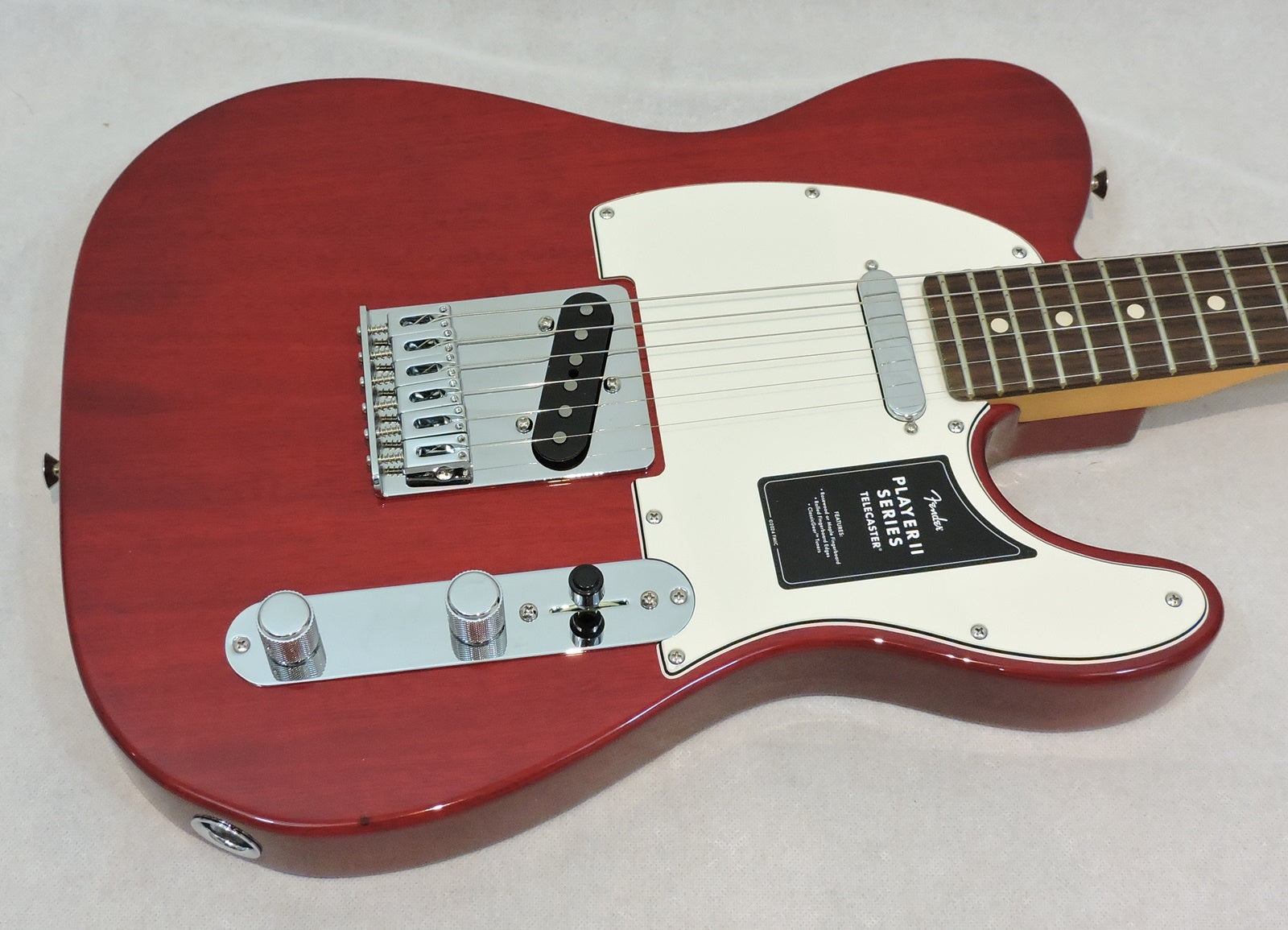 Fender Player II Telecaster®, Chambered Mahogany Body, Rosewood Fingerboard, Cherry