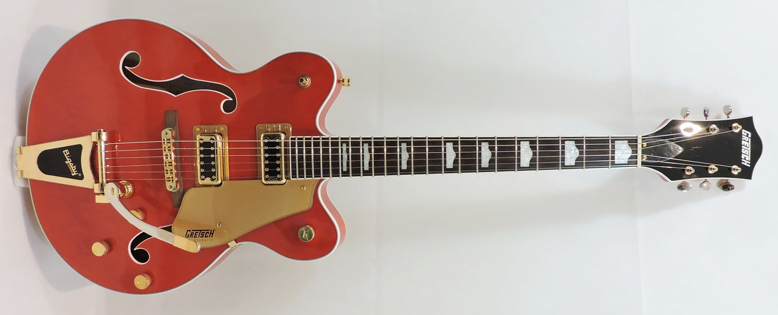 Gretsch G5422TG Electromatic Hollow Body with Hard Case. Orange with Gold Hardware w - Used