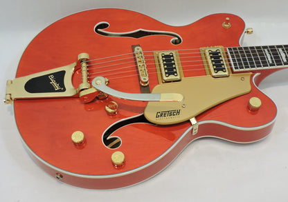 Gretsch G5422TG Electromatic Hollow Body with Hard Case. Orange with Gold Hardware w - Used
