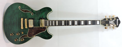 Ibanez AS93FM Transparent Moss Green