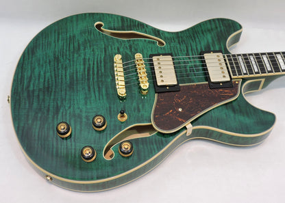 Ibanez AS93FM Transparent Moss Green