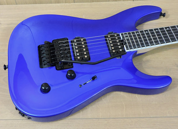 Jackson Pro Plus Series Dinky® DKA. Indigo Blue. Ebony Fingerboard