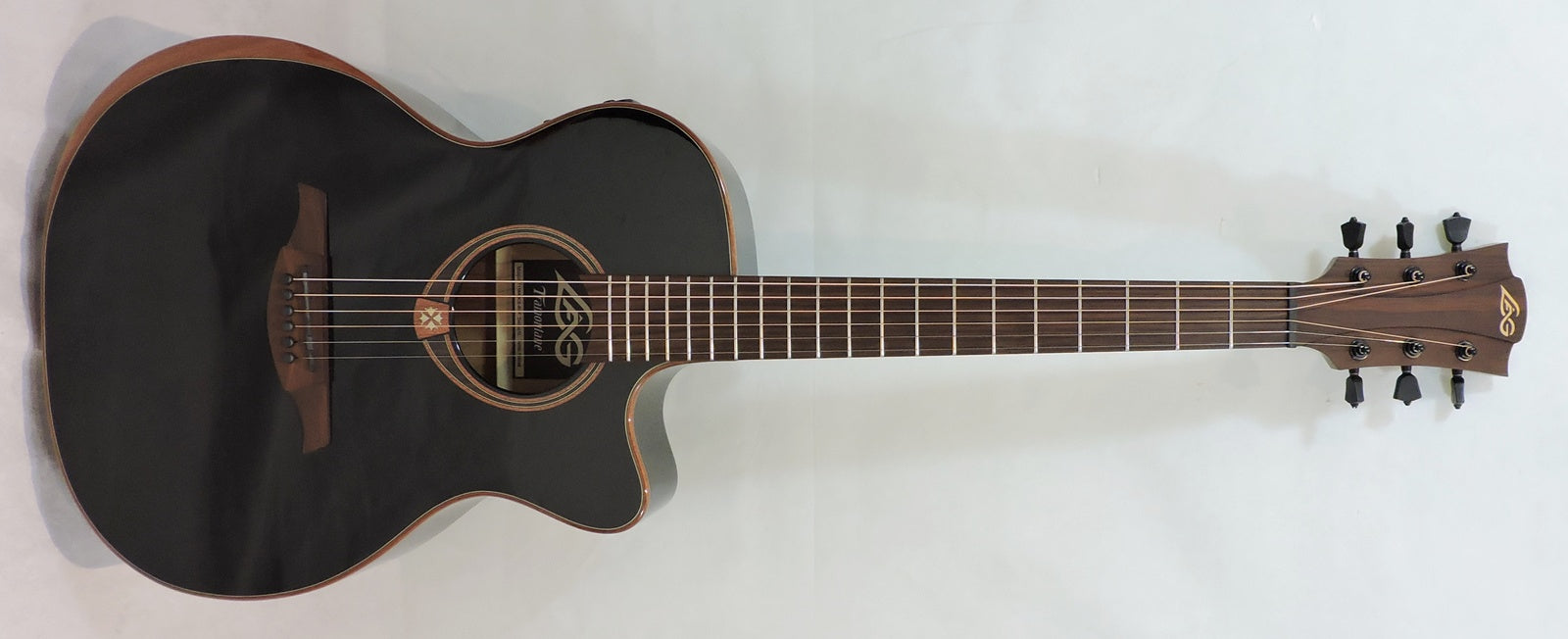 Lag T118ABCE Special Edition Black with Bevel Edge