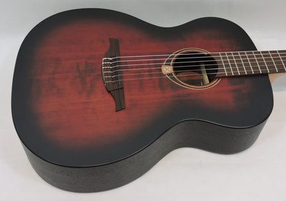Lag TN70 A Nylon Strung Acoustic Guitar. Black & Brown