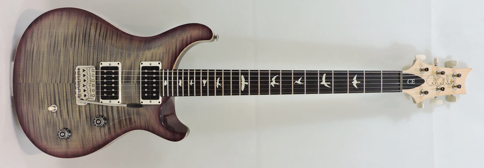 PRS CE24 Charcoal Purple Burst