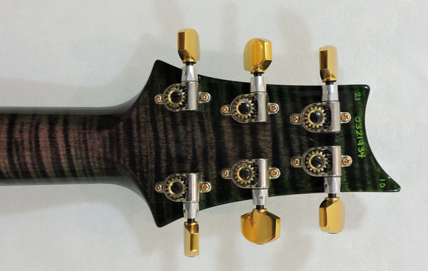 PRS Custom 24 '10' Top, Charcoal Jade Burst - Used