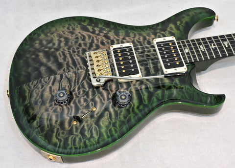 PRS Custom 24 '10' Top, Charcoal Jade Burst - Used