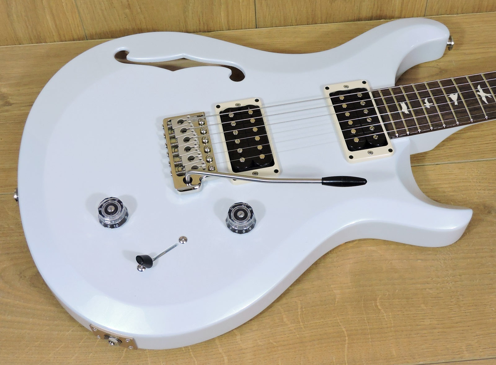 PRS S2 Custom 22 Semi Hollow Custom Colour White Pearl - FOR EXPORT ONLY