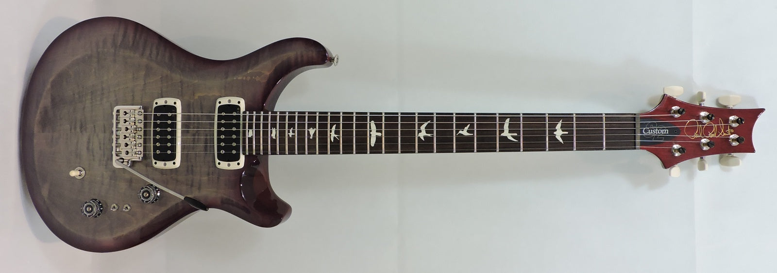 PRS S2 Custom 24-08. Faded Gray Black Purple Burst