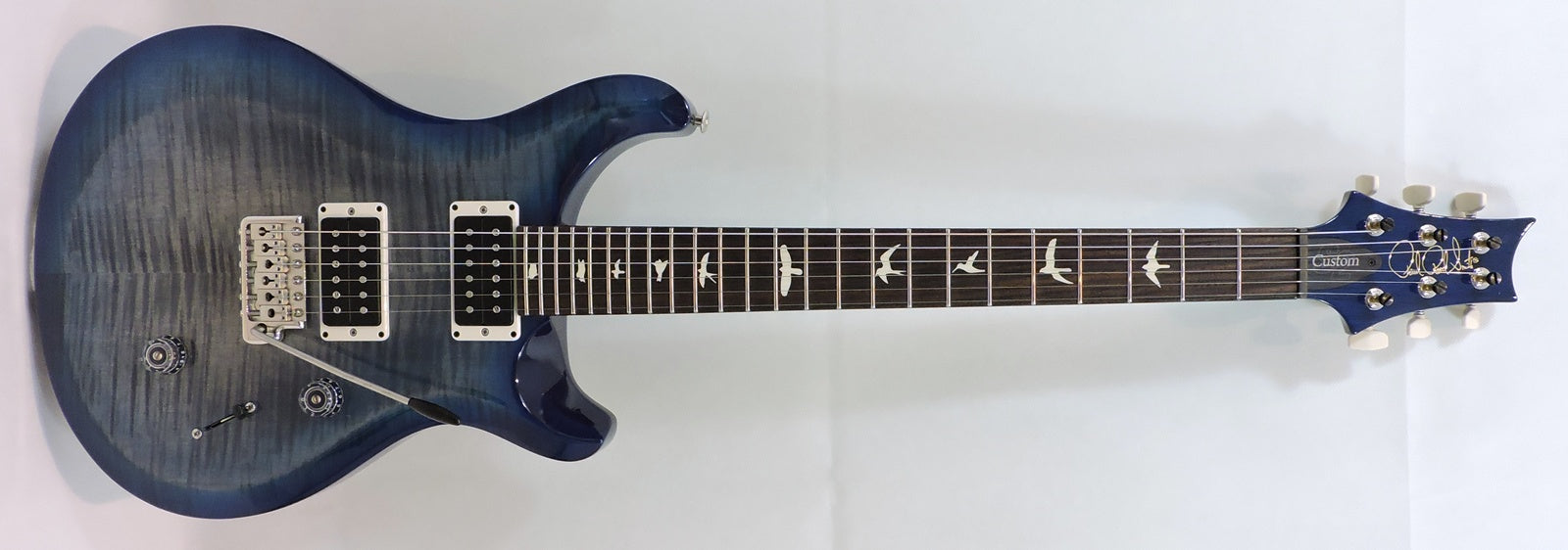 PRS S2 Custom 24 Faded Grey Black Blue Burst