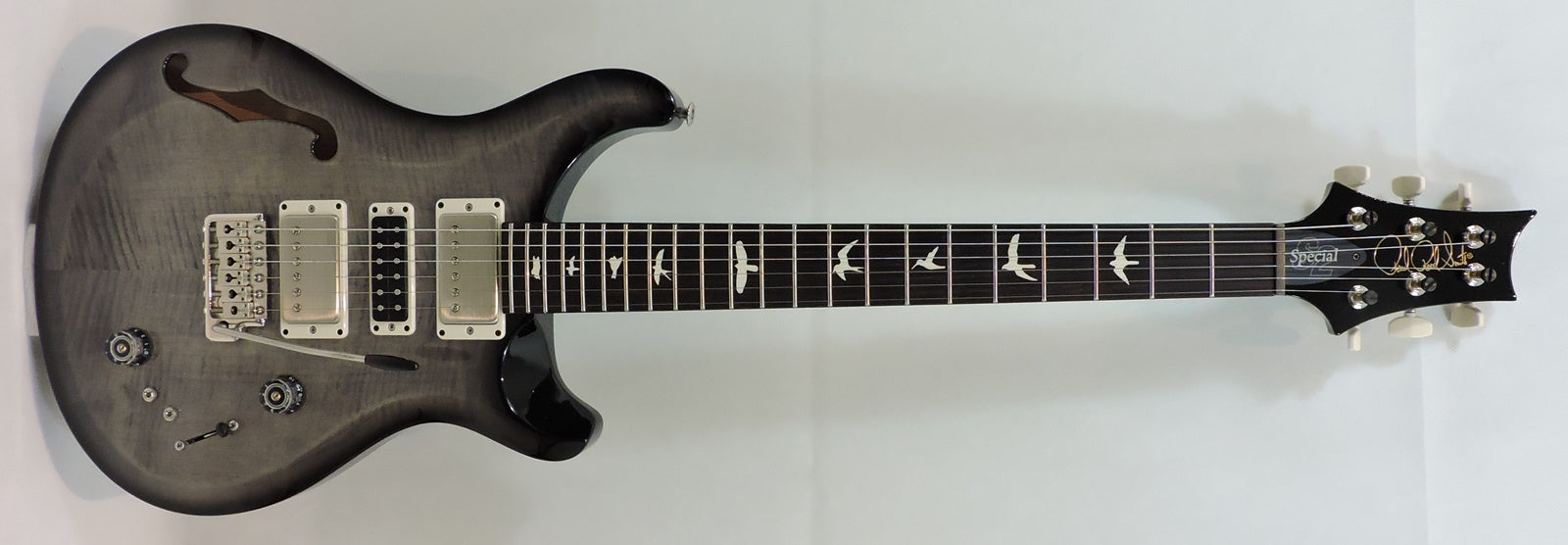 PRS S2 Special Semi-Hollow, Faded Gray Black Burst. 2026 Model