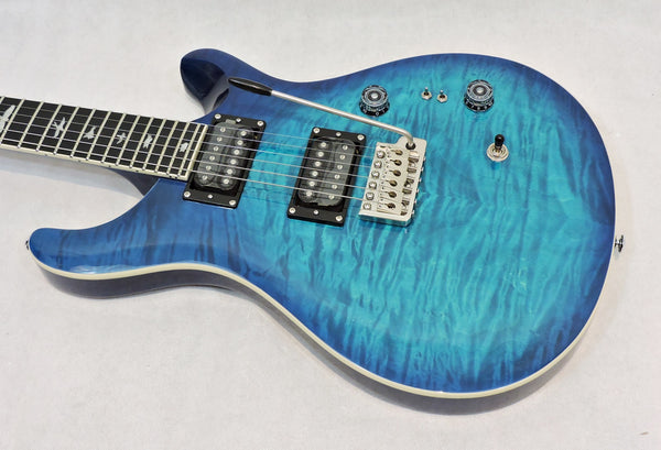 PRS SE Custom 24-08, Lake Blue Quilt