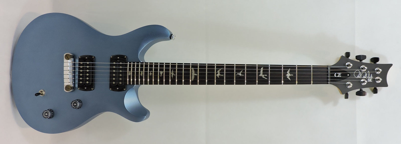 PRS SE CE24 Standard Satin Stoptail. Ice Blue Metallic