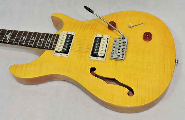 PRS SE Custom 22 Semi-Hollow Santana Yellow