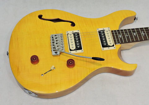 PRS SE Custom 22 Semi-Hollow Santana Yellow