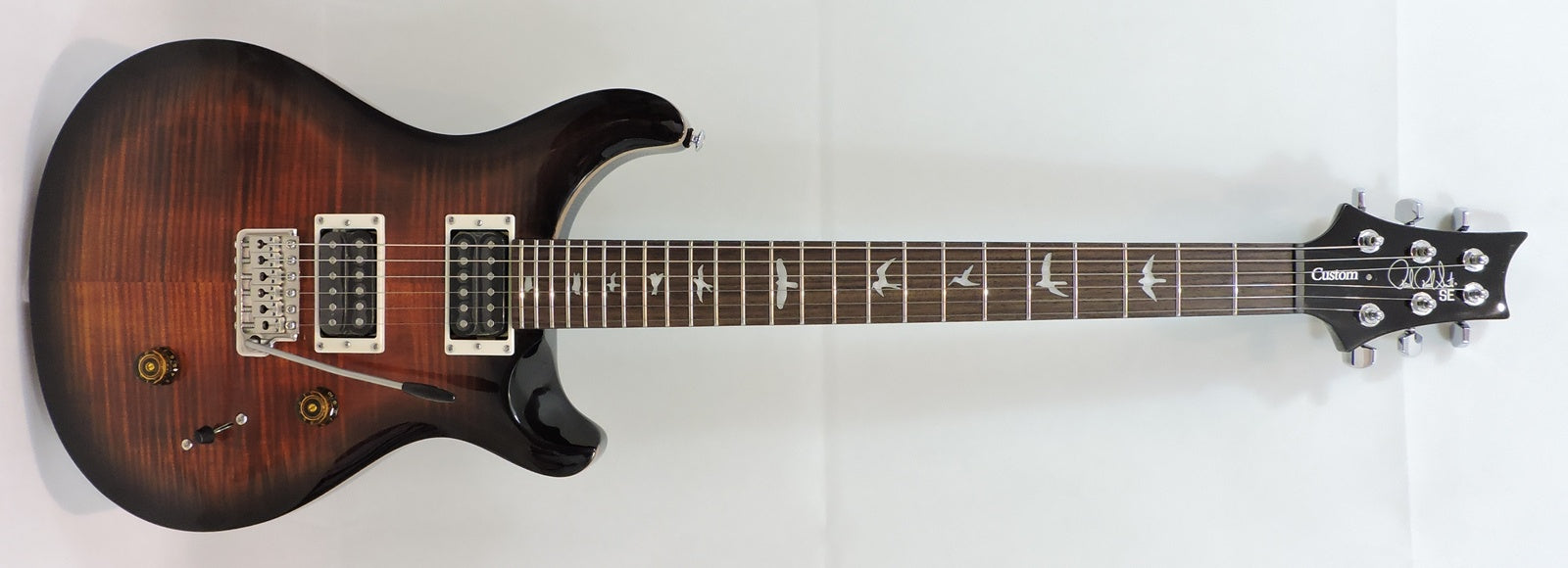 PRS SE Custom 24 Black Gold Burst
