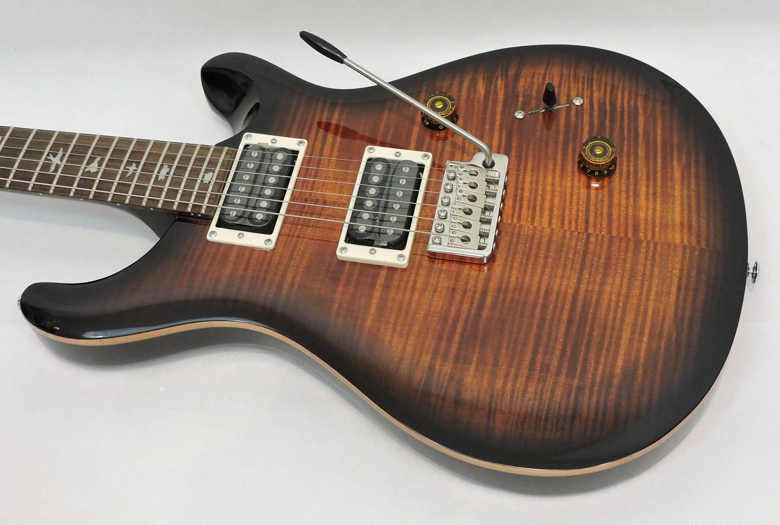 PRS SE Custom 24 Black Gold Burst