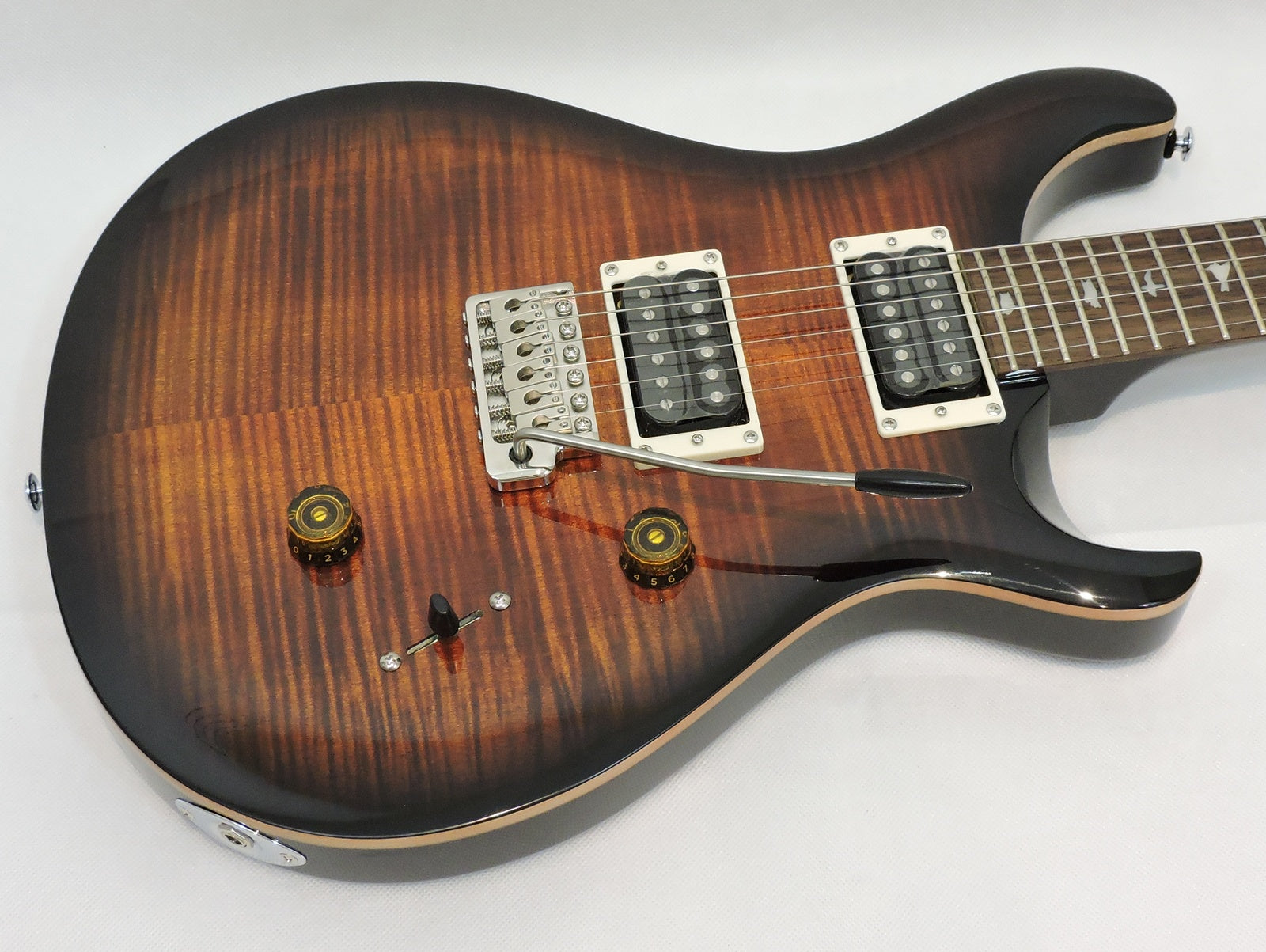 PRS SE Custom 24 Black Gold Burst