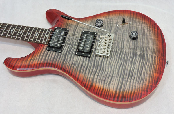 PRS SE Custom 24 Charcoal Cherry Burst