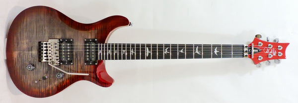 PRS SE Custom 24 Floyd Charcoal Cherry Burst