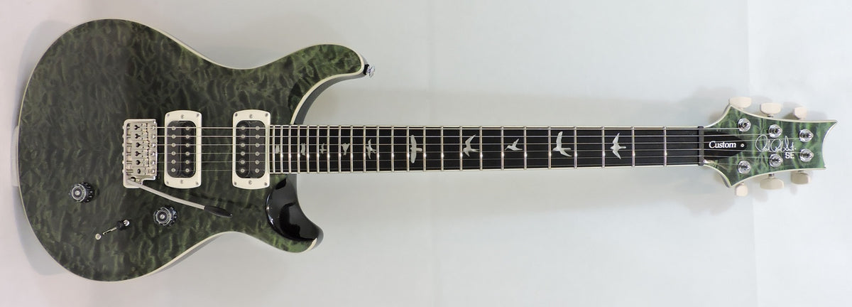 PRS SE Custom 24 Teal Black Quilt 2026 Model