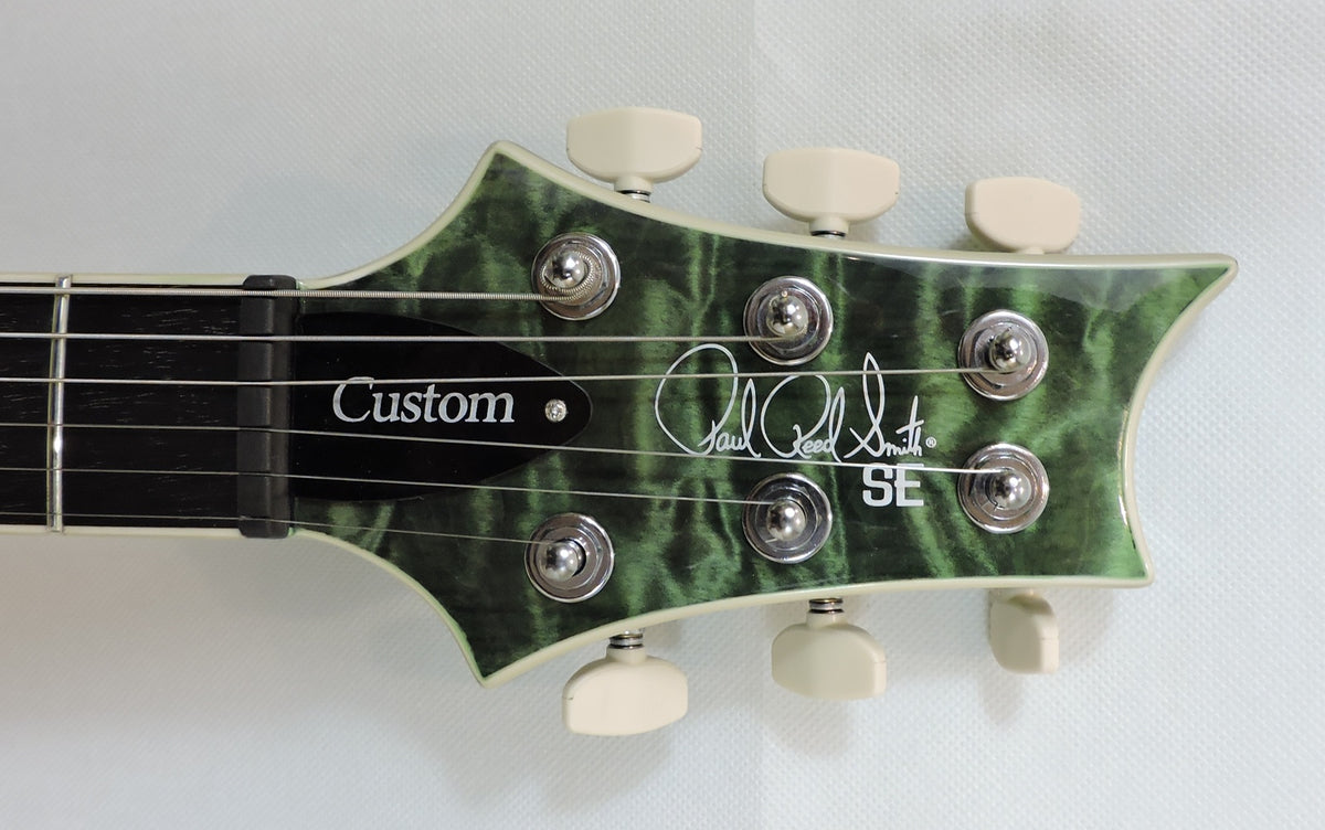 PRS SE Custom 24 Teal Black Quilt 2026 Model