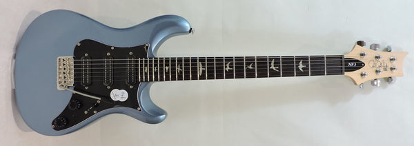 PRS SE NF3 Ice Blue Metallic Rosewood Fingerboard