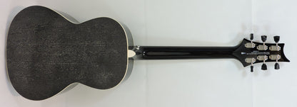 PRS SE P20E Parlour. Limited Edition Gloss Black Top with Dog Hair Back & Sides