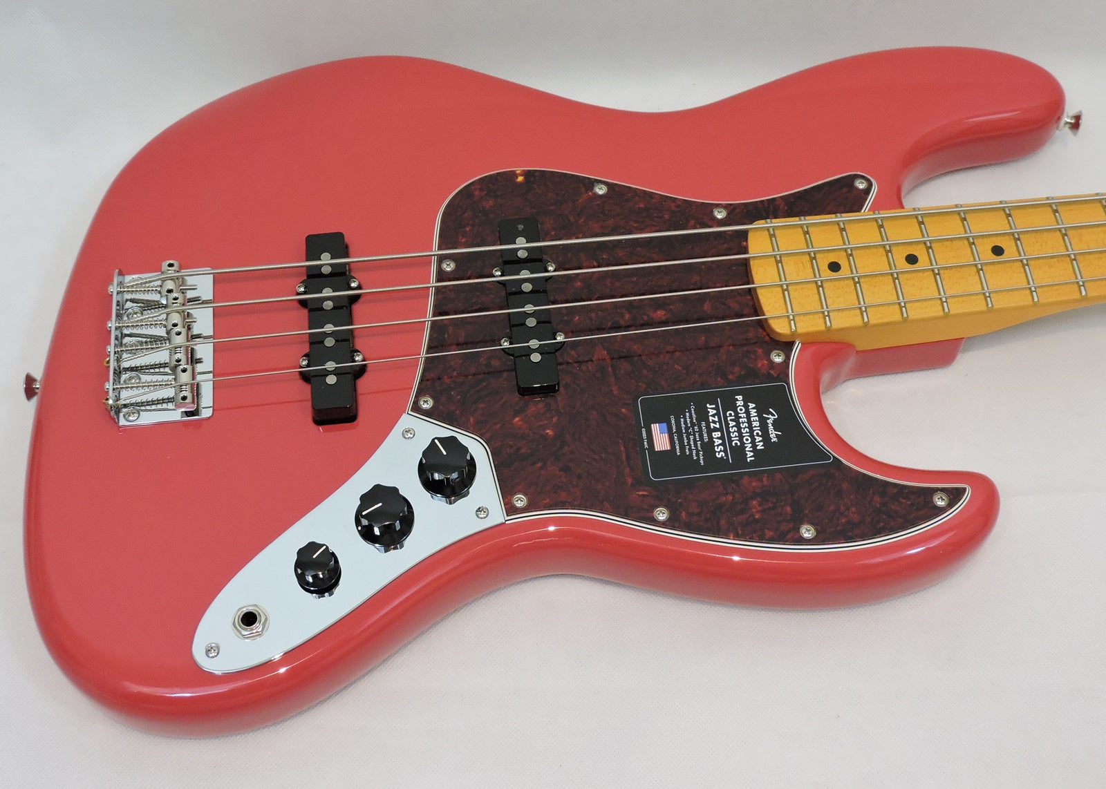 Fender American Professional Classic Jazz Bass Faded Dakota Red