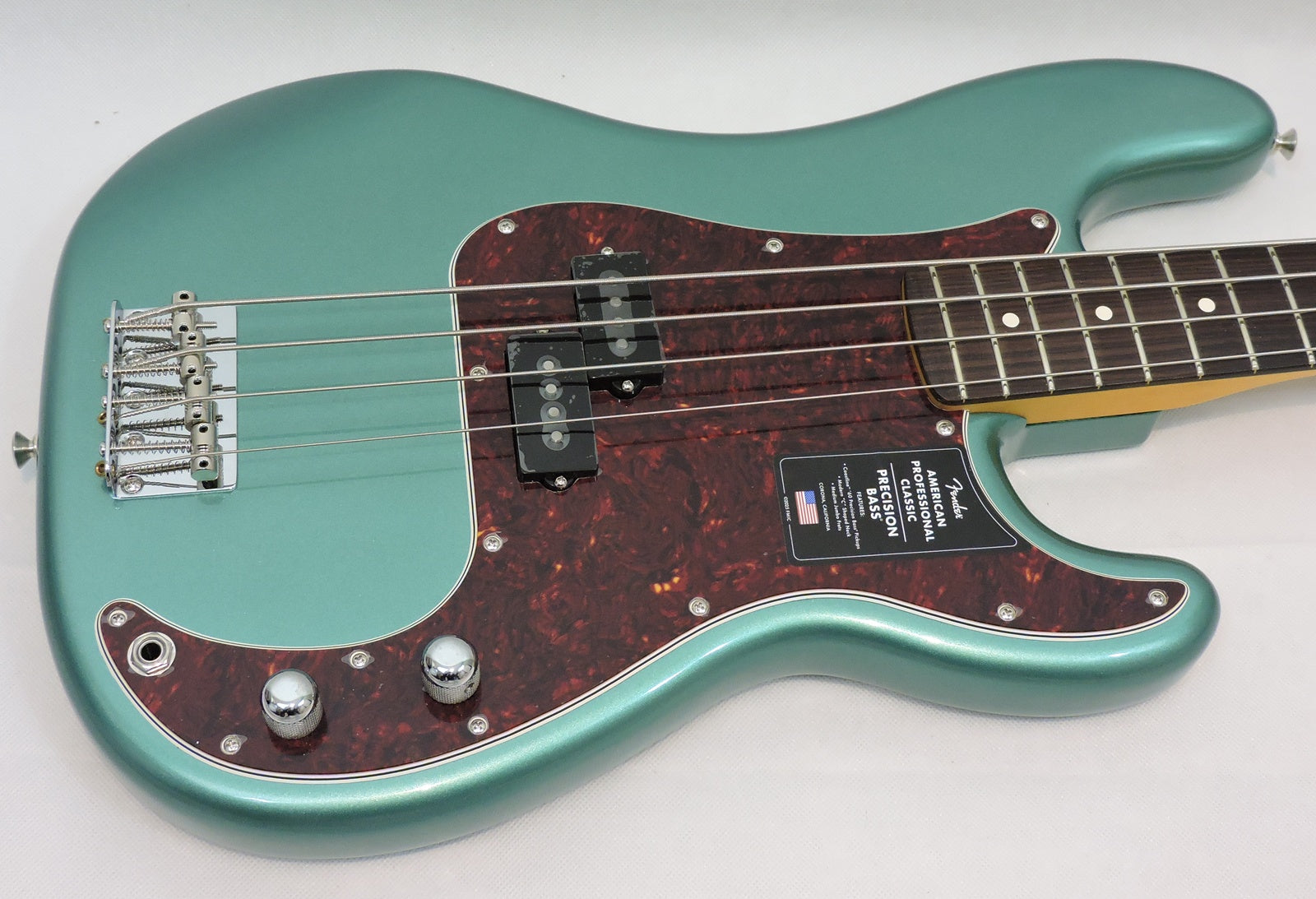 Fender American Professional Classic Precision Bass Faded Sherwood Green Metallic