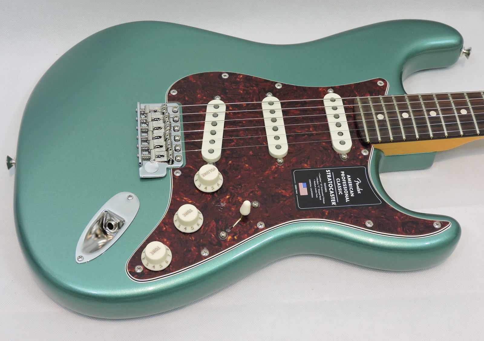 Fender American Professional Classic Stratocaster Faded Sherwood Green Metallic