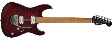 Charvel Pro-Mod Plus San Dimas® Style 1 HH FR CM, Carmalized Maple Fingerboard, Sangria Burst