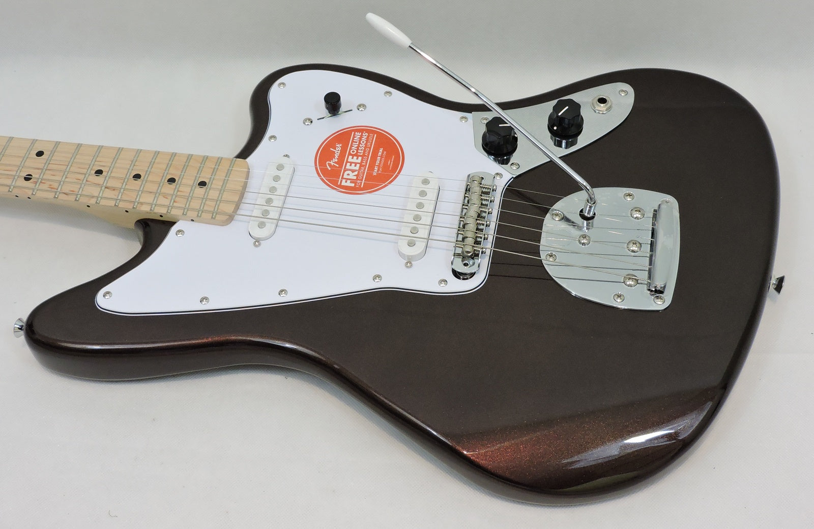 Squier Affinity Series Jaguar, Maple Fingerboard, Mystic Metallic Brown