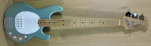 Music Man Sterling Stingray RAY34 Bass. Seafoam Sparkle - Used
