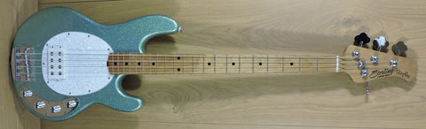 Music Man Sterling Stingray RAY34 Bass. Seafoam Sparkle - Used