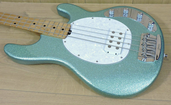 Music Man Sterling Stingray RAY34 Bass. Seafoam Sparkle - Used