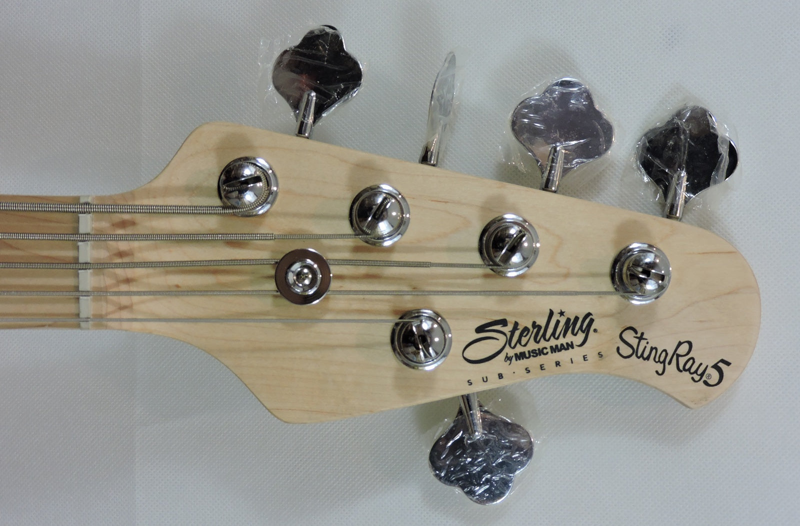 Sterling by MusicMan Sub Ray 5 Bass. Vintage Sunburst Satin