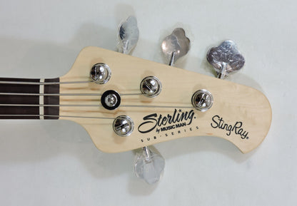 Sterling by MusicMan Sub Ray 4 Bass. Vintage Cream.