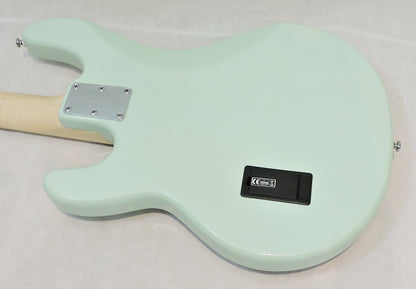 Sterling by MusicMan Sub Ray 4 Bass. Mint Green