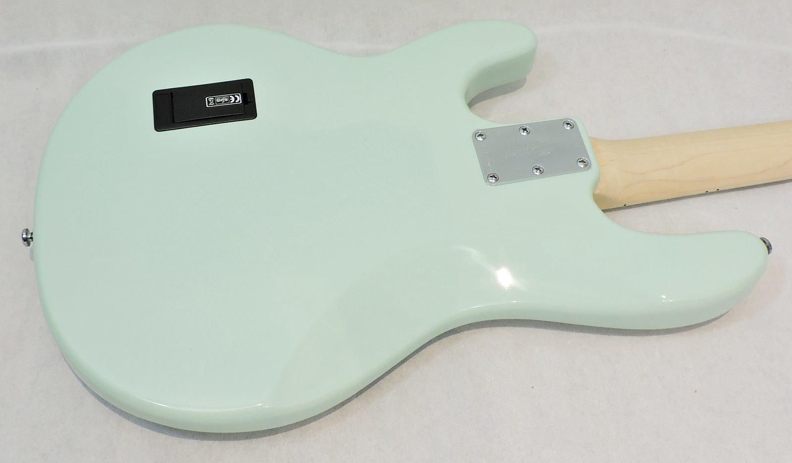 Sterling by MusicMan Sub Ray 4 Bass. Mint Green
