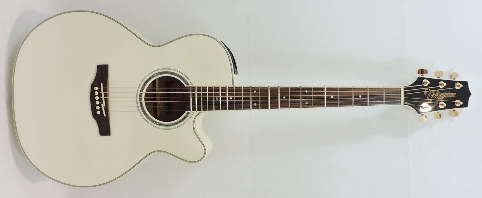 Takamine GN37CE Pearl White